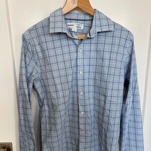 NWT Men's Small Old Navy Slim Fit Button Down Long Sleeve Shirt Light Blue